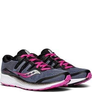 Saucony Women's Grey & Pink Running Shoes